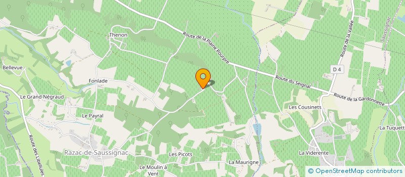 localisation de l'entreprise MONSIEUR ARNAUD BARRIN à SAINT-MAURICE-LES-BROUSSES