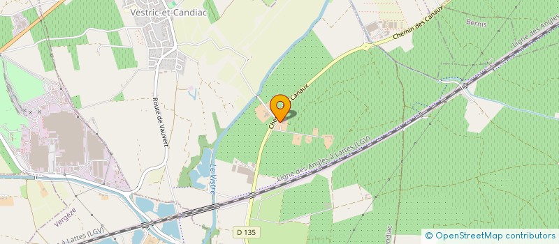 localisation de l'entreprise MONSIEUR ARNAUD BARTHELEMY  VESTRIC-ET-CANDIAC