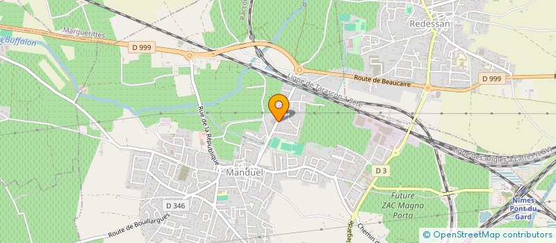 localisation de l'entreprise MONSIEUR ARNAUD BARTOLI  MANDUEL