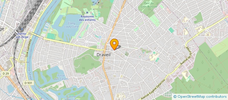 localisation de l'entreprise MONSIEUR ARNAUD BASTIE à DRAVEIL