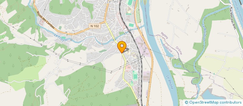 localisation de l'entreprise MONSIEUR ARNAUD BASTOS  LE TEIL