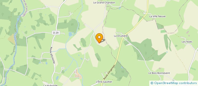 localisation de l'entreprise MONSIEUR ARNAUD BATONNIER à ROUPERROUX
