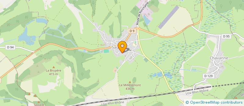 localisation de l'entreprise MONSIEUR ARNAUD BATTAGLIA  SAULNOT