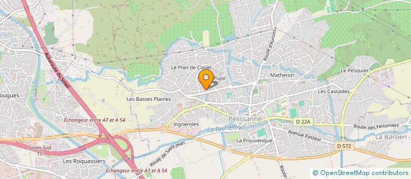 localisation de l'entreprise MONSIEUR ARNAUD BATTAREL à PELISSANNE