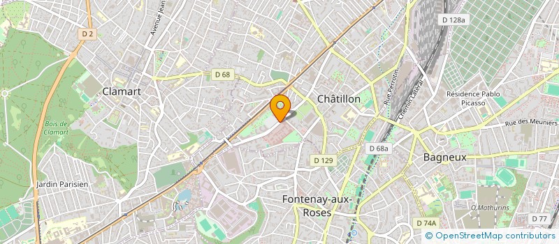 localisation de l'entreprise MONSIEUR ARNAUD BATTINI à CHATILLON