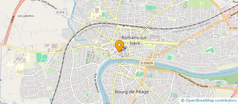 localisation de l'entreprise MONSIEUR ARNAUD BATTISTELLI  ROMANS-SUR-ISERE