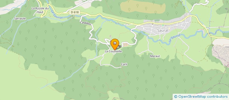 localisation de l'entreprise MONSIEUR ARNAUD BAUBIL à SAURAT
