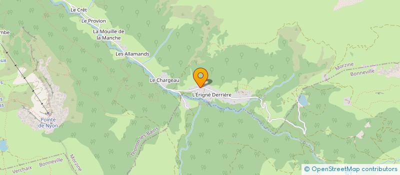 localisation de l'entreprise MONSIEUR ARNAUD BAUD  MORZINE