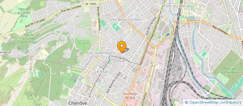localisation de l'entreprise MONSIEUR ARNAUD BAUDERE à DIJON