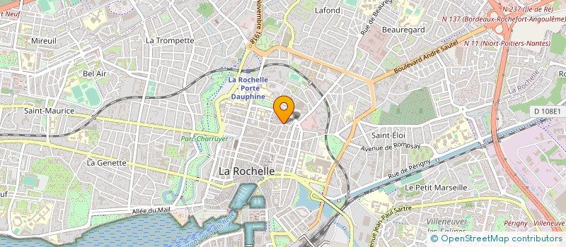 localisation de l'entreprise MONSIEUR ARNAUD BAUDRY  LA ROCHELLE