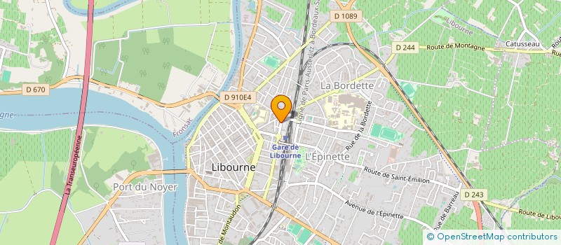 localisation de l'entreprise MONSIEUR ARNAUD BAULIMON à LIBOURNE