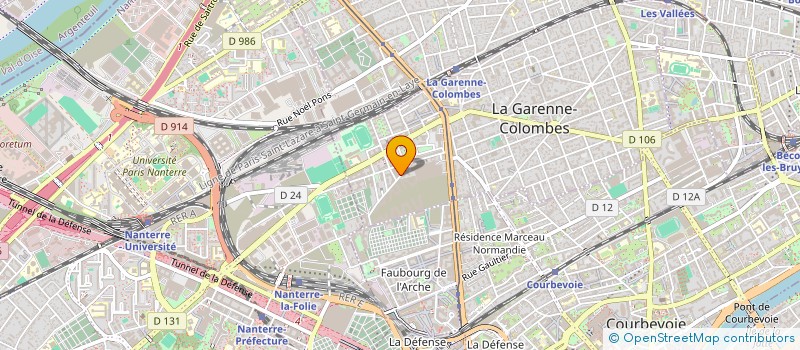 localisation de l'entreprise MONSIEUR ARNAUD BAUTRAIT à LA GARENNE-COLOMBES