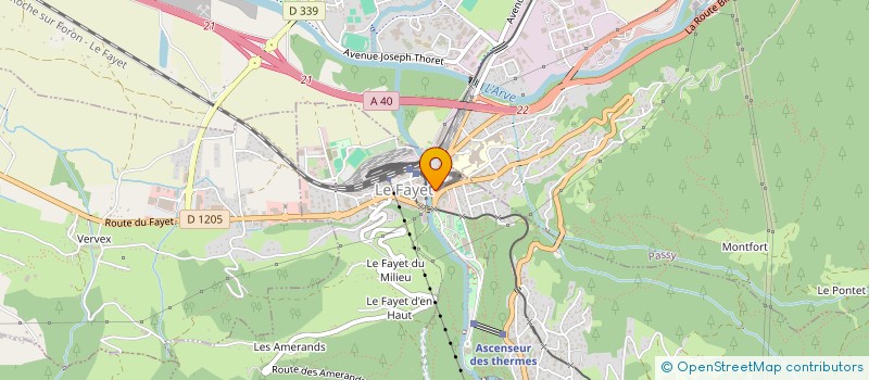 localisation de l'entreprise MONSIEUR ARNAUD BAYOL  SAINT-GERVAIS-LES-BAINS