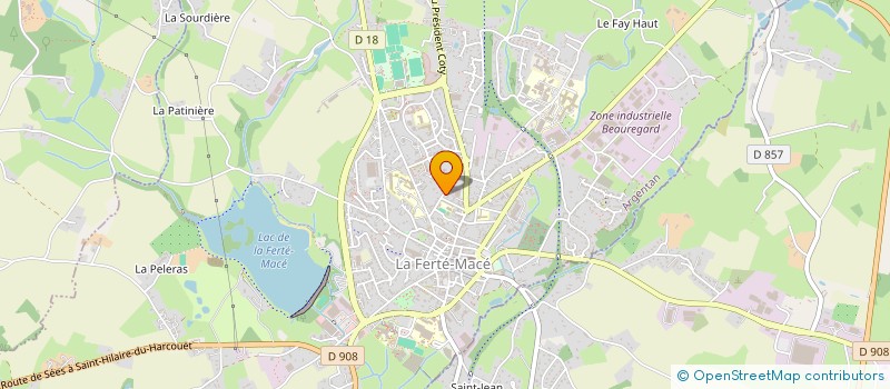 localisation de l'entreprise MONSIEUR ARNAUD BAZIN à LA FERTE MACE