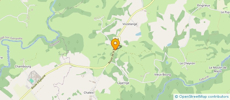 localisation de l'entreprise MONSIEUR ARNAUD BAZIN  EYBURIE