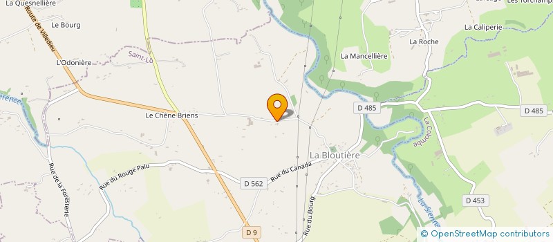 localisation de l'entreprise MONSIEUR ARNAUD BAZIRE  LA BLOUTIERE