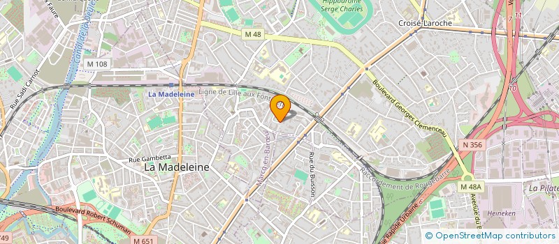localisation de l'entreprise MONSIEUR ARNAUD BEAUGEON à MARCQ-EN-BARŒUL