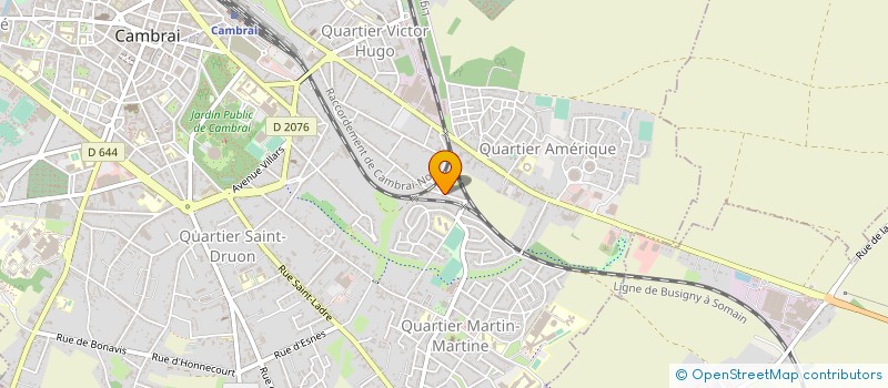 localisation de l'entreprise MONSIEUR ARNAUD BEAUVILLAIN à CAMBRAI