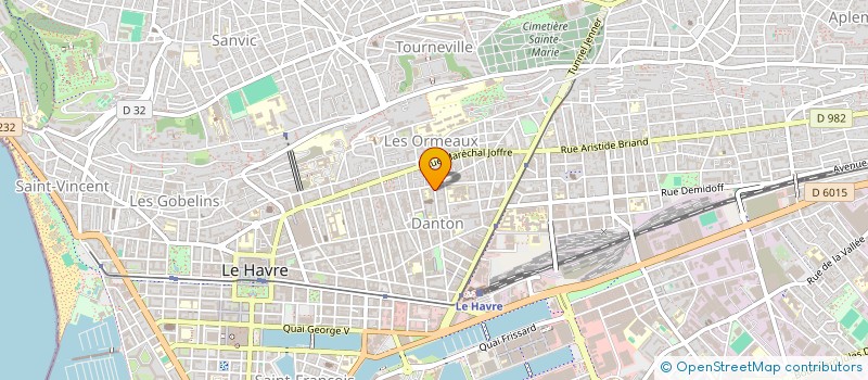 localisation de l'entreprise MONSIEUR ARNAUD BEGHIN à LE HAVRE
