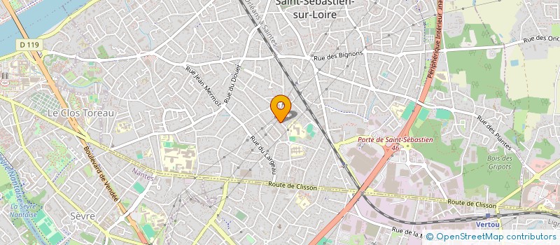 localisation de l'entreprise MONSIEUR ARNAUD BEGUET  SAINT-SEBASTIEN-SUR-LOIRE