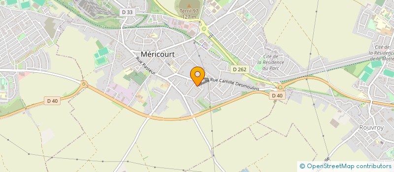 localisation de l'entreprise MONSIEUR ARNAUD BELART  MERICOURT