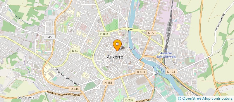 localisation de l'entreprise MONSIEUR ARNAUD BELLEMERE à AUXERRE
