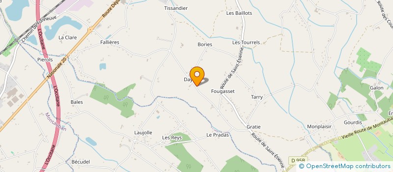 localisation de l'entreprise MONSIEUR ARNAUD BENAC  ALBIAS