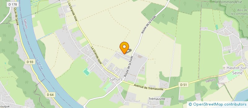 localisation de l'entreprise MONSIEUR ARNAUD BENOIT  SAHURS