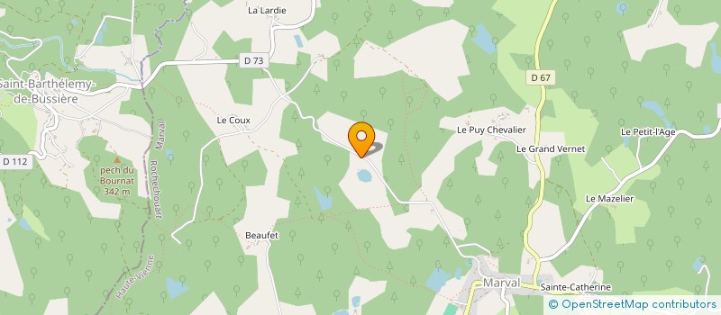 localisation de l'entreprise MONSIEUR ARNAUD BENOIT à MARVAL