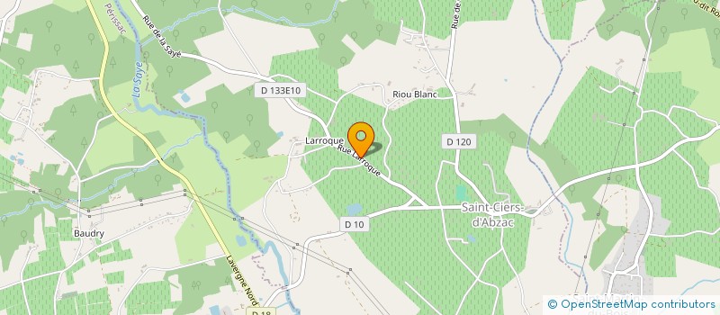 localisation de l'entreprise MONSIEUR ARNAUD BENOIT DE NYVENHEIM  SAINT CIERS D'ABZAC