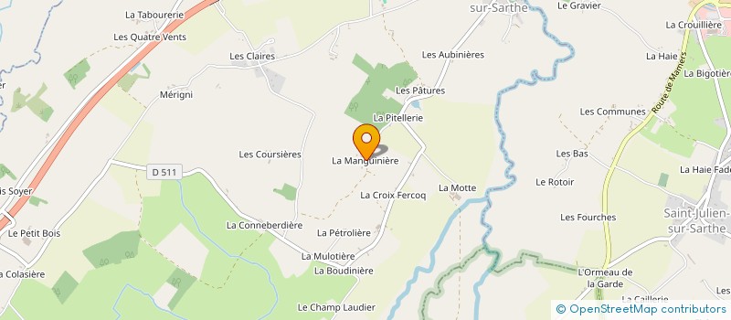 localisation de l'entreprise MONSIEUR ARNAUD BEREAU à SAINT-LEGER-SUR-SARTHE