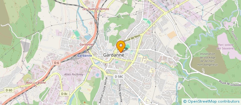 localisation de l'entreprise MONSIEUR ARNAUD BERMOND à GARDANNE