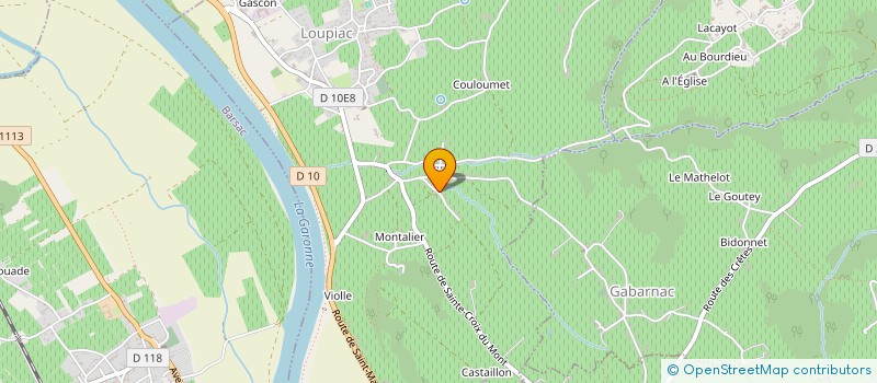 localisation de l'entreprise MONSIEUR ARNAUD BERNARD  LOUPIAC