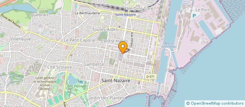 localisation de l'entreprise MONSIEUR ARNAUD BERNARD  SAINT-NAZAIRE