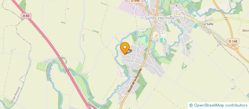 localisation de l'entreprise MONSIEUR ARNAUD BERNIER  SAINTE-HERMINE