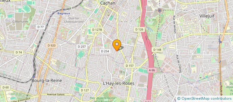 localisation de l'entreprise MONSIEUR ARNAUD BERRE à CACHAN