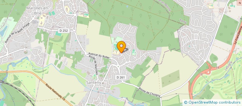 localisation de l'entreprise MONSIEUR ARNAUD BERREBI  SANTENY