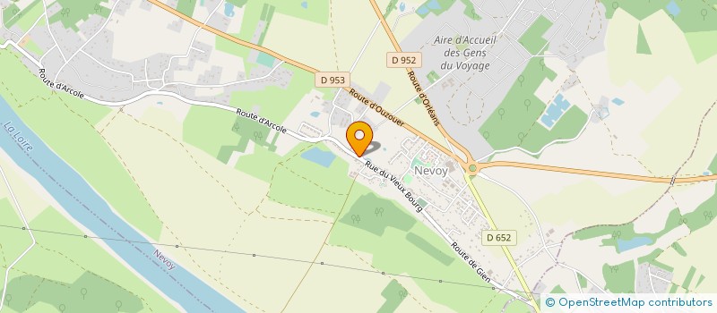 localisation de l'entreprise MONSIEUR ARNAUD BERRY à NEVOY