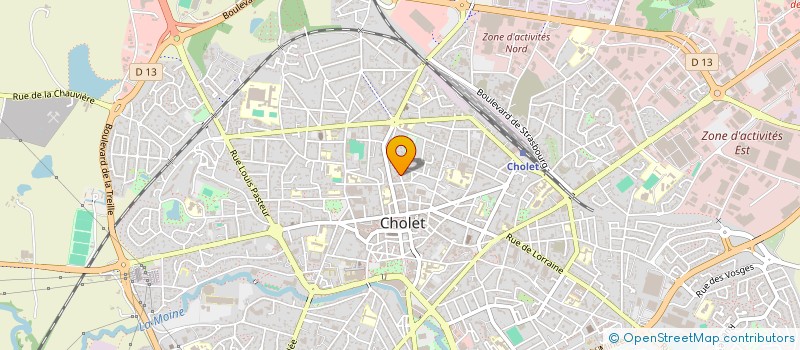localisation de l'entreprise MONSIEUR ARNAUD BERTRAND à CHOLET