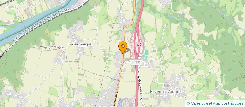 localisation de l'entreprise MONSIEUR ARNAUD BERTRAND  REVENTIN-VAUGRIS