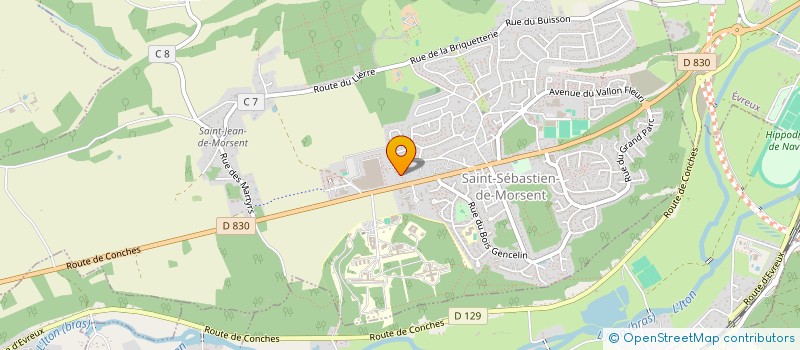 localisation de l'entreprise MONSIEUR ARNAUD BERVILLE  CROISY-SUR-ANDELLE