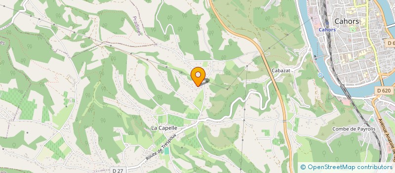 localisation de l'entreprise MONSIEUR ARNAUD BESOMBES  CAHORS