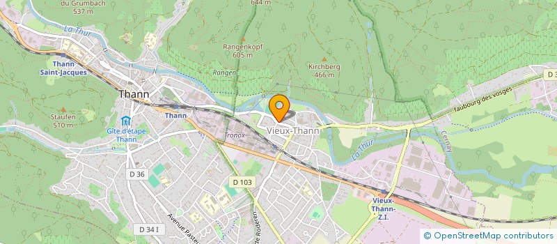 localisation de l'entreprise MONSIEUR ARNAUD BESSERO  VIEUX-THANN