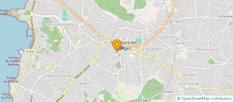 localisation de l'entreprise MONSIEUR ARNAUD BESSIERES à SIX-FOURS-LES-PLAGES