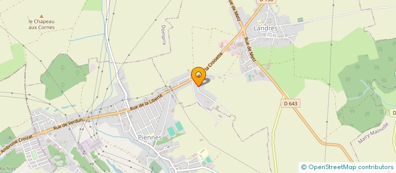 localisation de l'entreprise MONSIEUR ARNAUD BEZZI  LANDRES