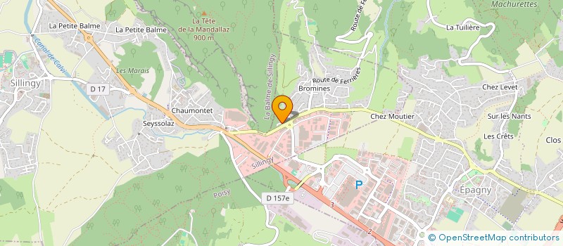 localisation de l'entreprise MONSIEUR ARNAUD BIANCHI  SILLINGY