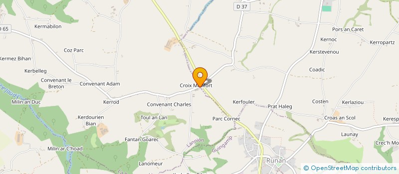 localisation de l'entreprise MONSIEUR ARNAUD BIANNIC  LA ROCHE-JAUDY