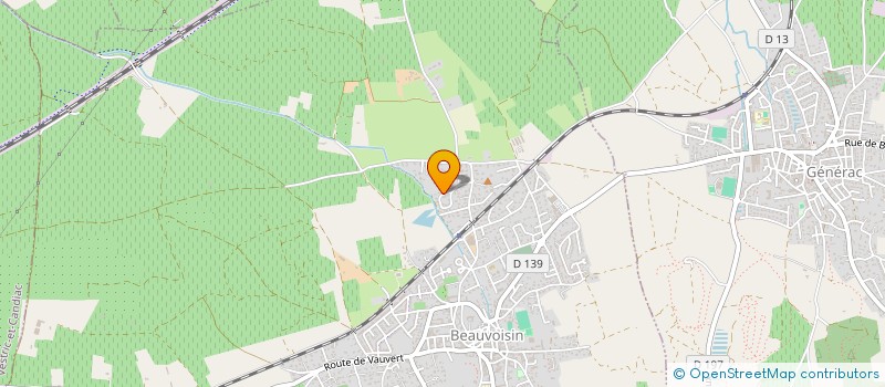 localisation de l'entreprise MONSIEUR ARNAUD BICA  BEAUVOISIN