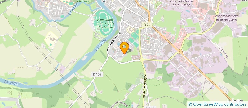 localisation de l'entreprise MONSIEUR ARNAUD BIGORGNE  SABLE-SUR-SARTHE