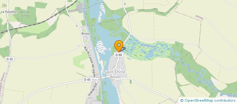 localisation de l'entreprise MONSIEUR ARNAUD BIGOT  SAINT-CHRIST-BRIOST